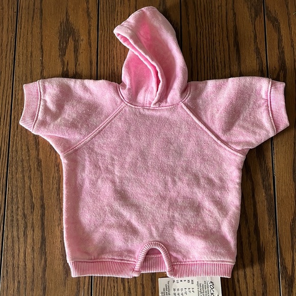 Doggie pink hoodie size Large 🐶💙 - Picture 2 of 4